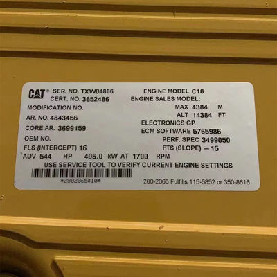Buy  C18 Industrial Diesel Engine C18 ACERT TXW04866 online manufacture