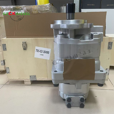 Buy Hydraulic Gear Pump 705-52-30490 705-52-31170 705-52-31130 705-55-34160 For Komastu Loader WA500-3 WD500-3 HD605-7 WA320-3 online manufacture
