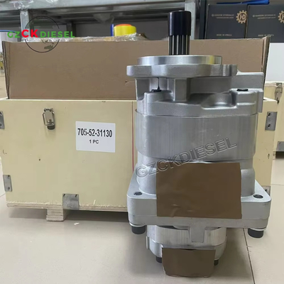 Buy Hydraulic Gear Pump 705-52-31130 705-52-31170 705-52-30490 For Loader WA500-3 WA500-3LK online manufacture