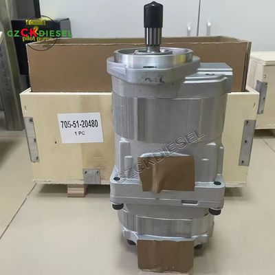 Hydraulic Gear Pump 705-51-20480 7055120480 705-51-20430 7055120430 For Wheel Loader WA320-3 WA300-3A