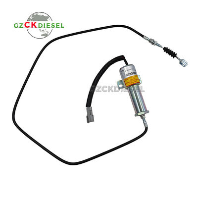 Fuel Stop Solenoid 24V R210 Switch 11E1-60100-24 for Hyundai Excavator