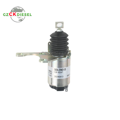 Shutoff Solenoid Valve 139-8247 1398247 for Caterpillar CAT C-9 C9 3126E C7 Engine 305.5 306 307B 307C Excavator