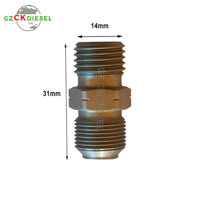 High Pressure Double Head Joint Screw Injector Inlet Connector F00VC16501 for Bosch 0445110646 0445110369 Injector