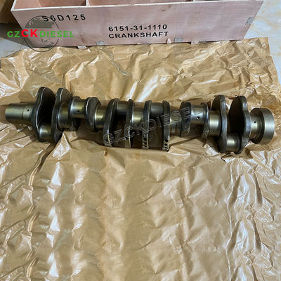New Crankshaft 6151-31-1110 6151311110 for S6D125 Engine WA470-3 PC450-7 Excavator